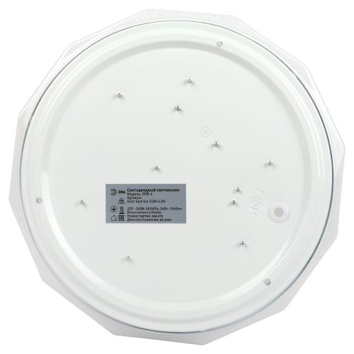 Светильник светодиодный Классик SPB-6 Slim Sparkle WH 24W-6.5K 24Вт 6500К без ДУ Эра Б0069788 Светильник светодиодный Классик SPB-6 Slim Sparkle WH 24W-6.5K 24Вт 6500К без ДУ Эра Б0069788