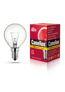 Лампа накаливания MIC D CL 60Вт E14 Camelion 8972