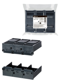 Заглушка клеммная короткая 3Р ЗКК-1 IP20 для ВА89-32/33/35 TDM (комплект 2 шт.)