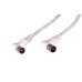 Шнур TV Plug - TV Jack 5м угловой бел. Rexant 18-0025 Шнур TV Plug - TV Jack 5м угловой бел. Rexant 18-0025