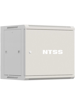 Шкаф коммутационный NTSS Премиум (NTSS-W12U6060FD) настенный 12U 570x600мм пер.дв.металл 60кг серый 500мм 27кг 220град. 635мм IP20 сталь