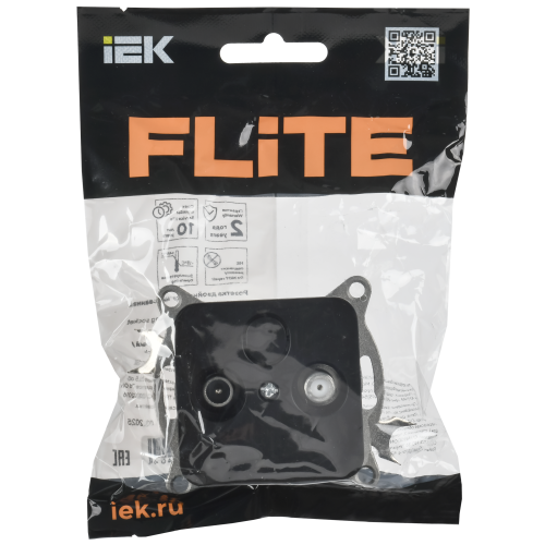 FLITE Розетка 2-местная TV+SAT экранированная оконечная РТВс-2-1-1-ФлЧ черный IEK FLITE Розетка 2-местная TV+SAT экранированная оконечная РТВс-2-1-1-ФлЧ черный IEK
