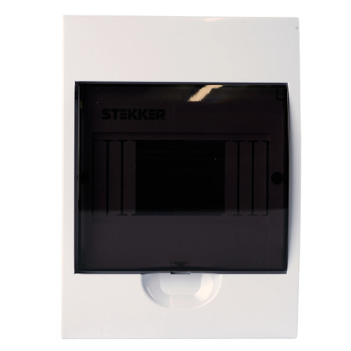Бокс настенный STEKKER EBX50-5/06-50 6 модулей, пластик, серия ArcaLight Бокс настенный STEKKER EBX50-5/06-50 6 модулей, пластик, серия ArcaLight