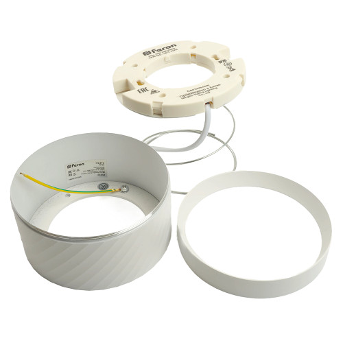Светильник потолочный Feron HL371 25W, 230V, GX70, белый Светильник потолочный Feron HL371 25W, 230V, GX70, белый