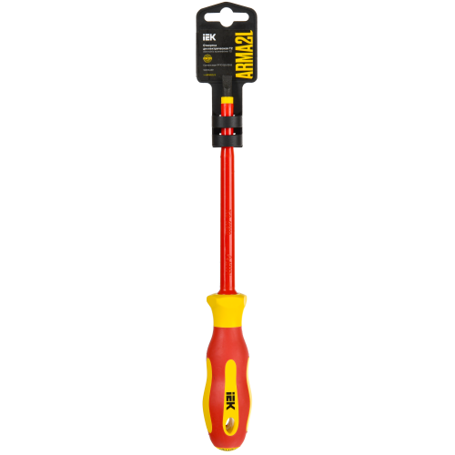 ARMA2L 5 Отвертка диэлектрическая SLIM SL6,5х150 Т2 IEK ARMA2L 5 Отвертка диэлектрическая SLIM SL6,5х150 Т2 IEK
