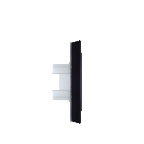 BRITE Рамка 2-местная IP44 РУ-2-БрЧ-44 черный IEK