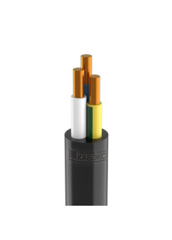 Кабель ВВГнг(А)-LS 3х2.5 ок (N PE) 0.66кВ (м) Кабэкс ТХМ00130579