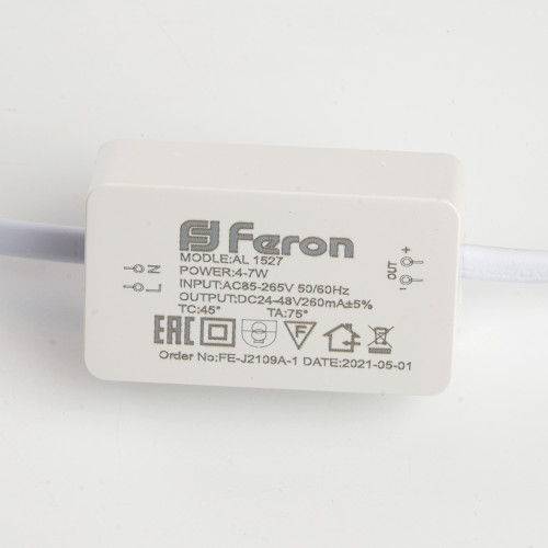 Светодиодный светильник Feron AL1527 встраиваемый 5W 4500K белый Светодиодный светильник Feron AL1527 встраиваемый 5W 4500K белый