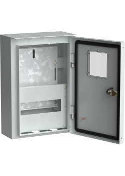 TITAN Корпус металлический коттеджный ЩУРн-1/9 (370х250х135мм) У1 IP54 IEK