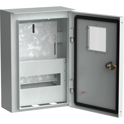 TITAN Корпус металлический коттеджный ЩУРн-1/9 (370х250х135мм) У1 IP54 IEK
