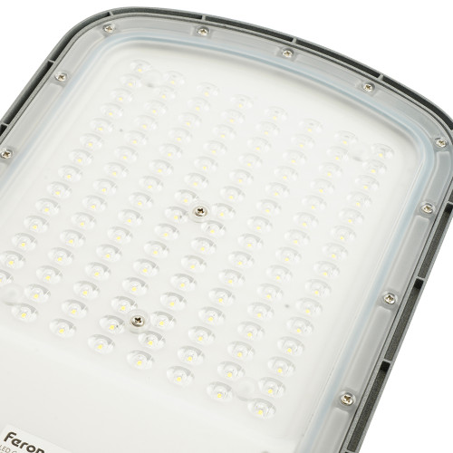Светодиодный уличный консольный светильник Feron SP3070 100W 4000K AC90-300V, серый Светодиодный уличный консольный светильник Feron SP3070 100W 4000K AC90-300V, серый