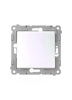 Переключатель проходной 1-кл. СП Pixel 10А IP20 механизм перламутр. TOKOV ELECTRIC TKE-PX-P1-C04