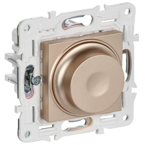SKANDY Светорегулятор поворотный 600Вт SK-D01Sa песочный IEK