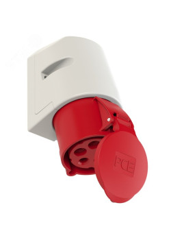 Розетка настенная 32А/400V/3P+N+E/IP44