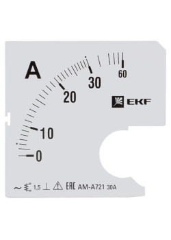 Шкала сменная для A721 30/5А-1,5 EKF
