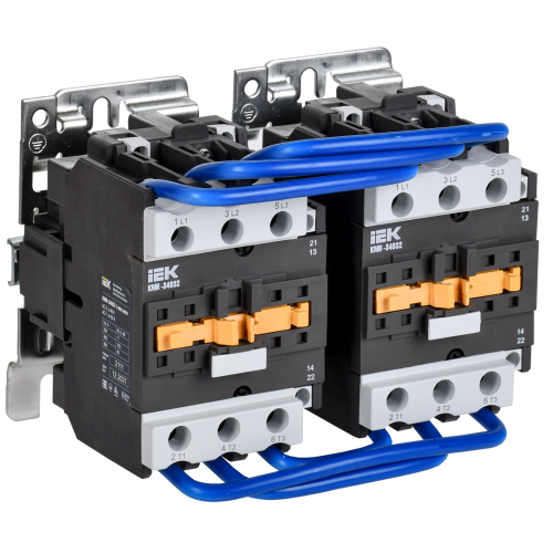 Контактор КМИ-34032 реверс 40А 230В/АС3 2NO;2NC IEK