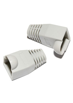 Колпачок изолирующий для разъема RJ45 PVC сер. TOKOV Eletrcic TKE-IC-RJ45-GR