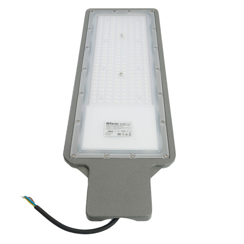 Светодиодный уличный консольный светильник Feron SP3023 120W 5000K 230V, серый Светодиодный уличный консольный светильник Feron SP3023 120W 5000K 230V, серый