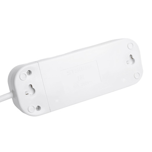 Удлинитель трехместный с/з STEKKER HM06-31-07 3x1мм2, 7м, серия Home, белый Удлинитель трехместный с/з STEKKER HM06-31-07 3x1мм2, 7м, серия Home, белый