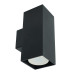Светильник настенный Feron ML1740 QUAD MR16 35W, 230V, 2*GU10, чёрный IP20 Светильник настенный Feron ML1740 QUAD MR16 35W, 230V, 2*GU10, чёрный IP20