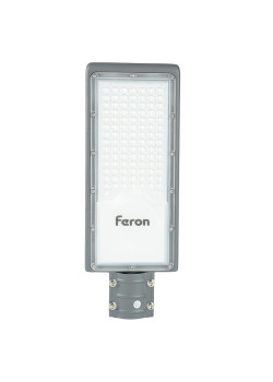 Светодиодный уличный консольный светильник Feron SP3034 80W 6400K 230V, серый