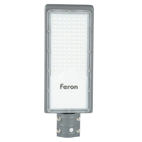 Светодиодный уличный консольный светильник Feron SP3034 80W 6400K 230V, серый