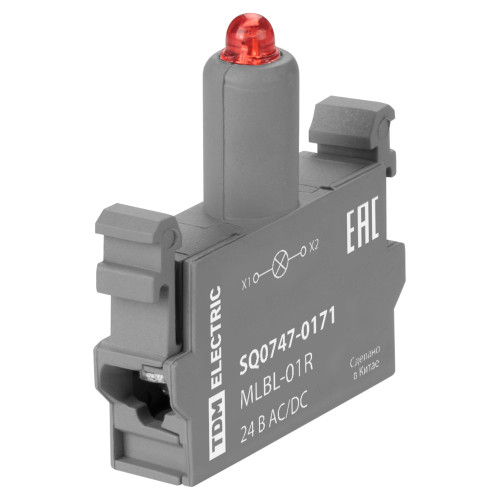 Светодиодный блок MLBL-01R 24 В AC/DC красный TDM Светодиодный блок MLBL-01R 24 В AC/DC красный TDM