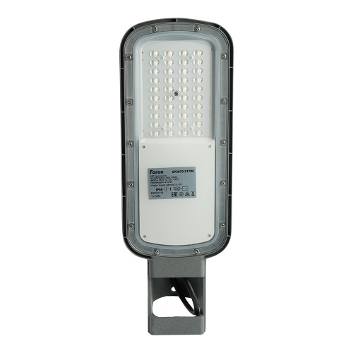 Светодиодный уличный консольный светильник Feron SP3070 30W 5000K 90-300V, серый