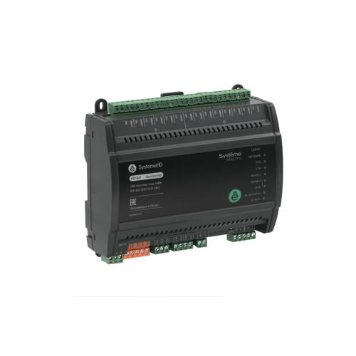 Контроллер SystemeHD, 6DI 8UI 3DO 2AO 2VO Ethernet 2RS485 BACnet Modbus ~24В/=24В