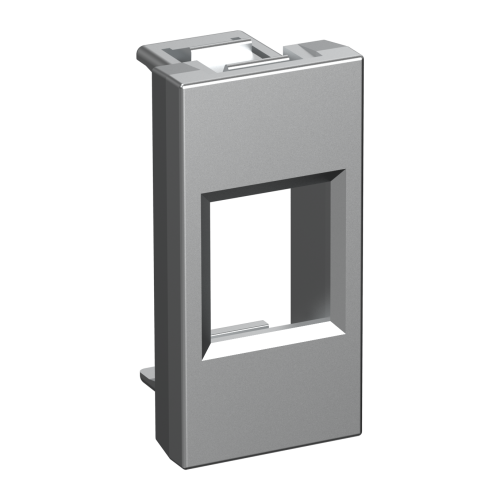 W45 Плата лицевая для 1xKeystone, 1 модуль (45х22.5 мм) АЛЮМИНИЙ W45 Плата лицевая для 1xKeystone, 1 модуль (45х22.5 мм) АЛЮМИНИЙ