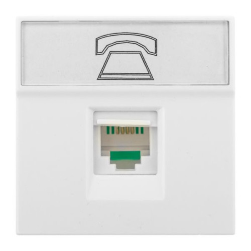 Розетка RJ11, 2 модуля EKF