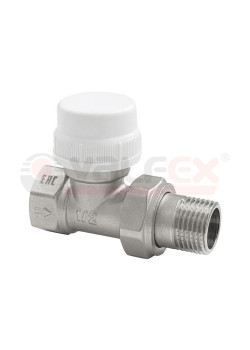 Клапан термостатический для радиаторов прямой 1/2дюйм (80/10) К VALFEX VALFEX VF.032.T.04