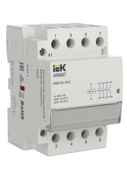 ARMAT Контактор модульный KMR 63А 230В AC 4НО IEK