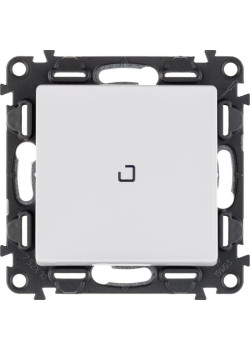 Выключатель 1-кл. СП Valena Life 10А IP20 250В 10AX с подсветкой с лицев. панелью механизм бел. Leg 752410
