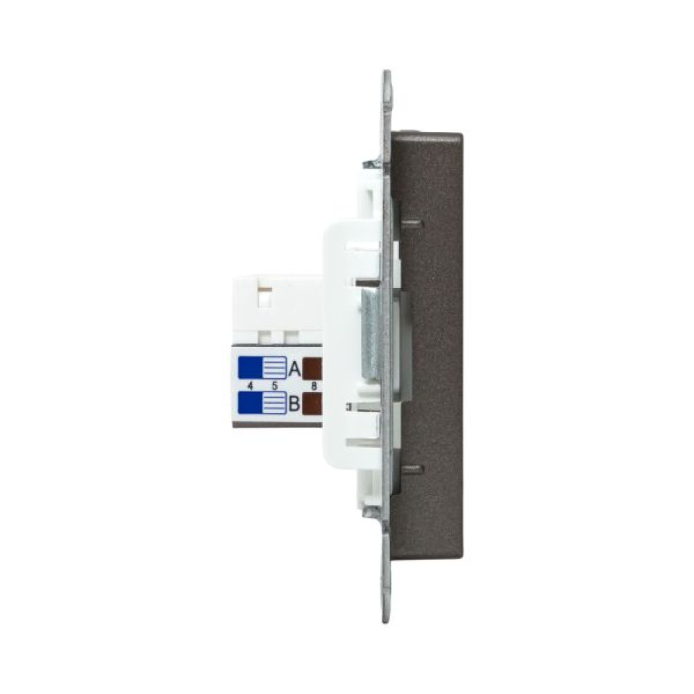 Механизм роз., RJ45 (cat5), мокко., Эпика EKF