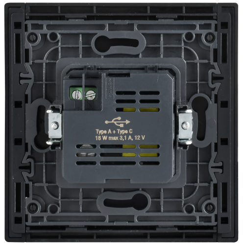 FORTE&PIANO Розетка USB A+C 18Вт FP751M металл никель IEK FORTE&PIANO Розетка USB A+C 18Вт FP751M металл никель IEK