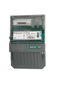 Счетчик Меркурий 230 AM-01 3ф 5-60А класс точн. 1.0 1 тариф. импульс. вых. на панель мех. ОУ Инкотекс 00000032428