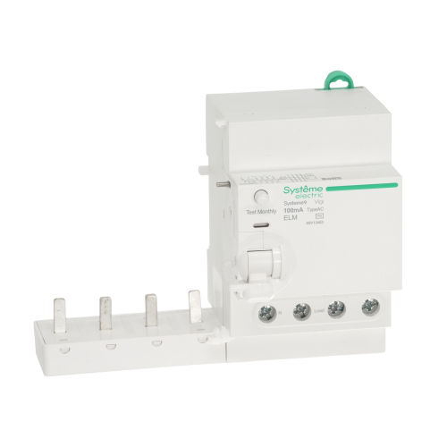 Systeme9 Блок диф. тока (БДТ) 63A 4P 100мА Тип-AC 400В Systeme9 Блок диф. тока (БДТ) 63A 4P 100мА Тип-AC 400В
