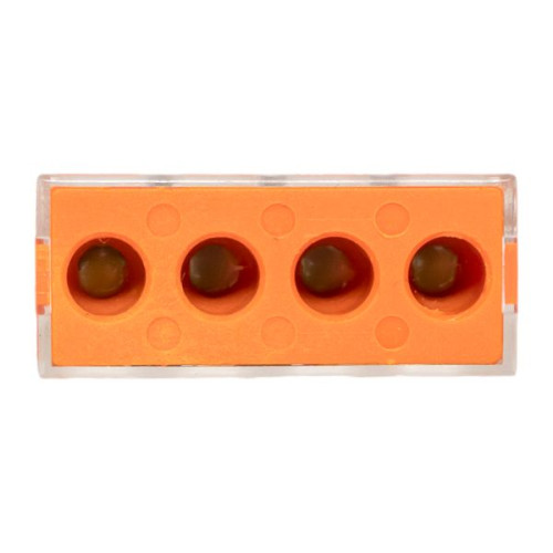 Клемма СМК 773-174 (с пастой), 4 отверстия, 2,5-6,0 мм2 EKF Клемма СМК 773-174 (с пастой), 4 отверстия, 2,5-6,0 мм2 EKF