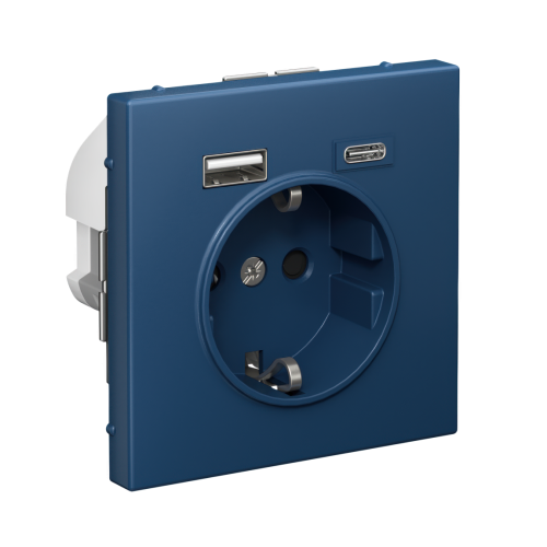 ARTGALLERY РОЗЕТКА 16А с 2 USB A+C, 5В/2,4А/3,0А, 2х5В/1,5А, механизм, АКВАМАРИН ARTGALLERY РОЗЕТКА 16А с 2 USB A+C, 5В/2,4А/3,0А, 2х5В/1,5А, механизм, АКВАМАРИН