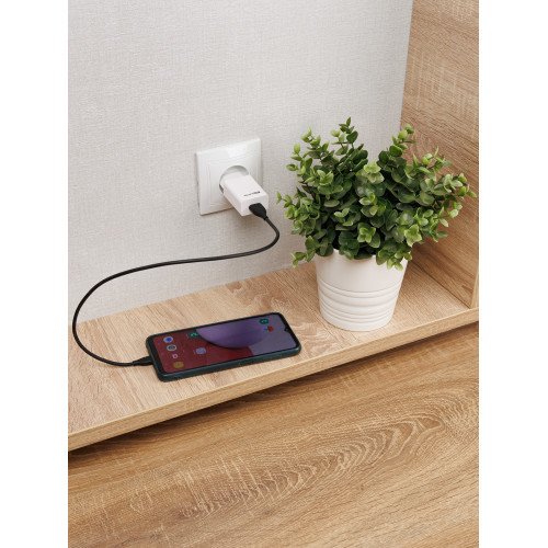 Сетевое зарядное устройство, СЗУ 5, Quick Charge 3.0, 3 А, 1 USB, белый, TDM