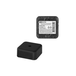 Коробка распаячная КР 50х50х20 ОП черная, IP40, инд. штрихкод TDM