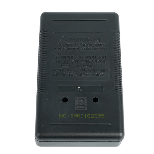 MTM DT830B Мультиметр цифровой, портативный,1999 отсчетов, батарея крона, ручная регулировка, черный, TM STEKKER MTM DT830B Мультиметр цифровой, портативный,1999 отсчетов, батарея крона, ручная регулировка, черный, TM STEKKER