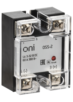 Реле твердотельное OSS-2 60А 380В AC 3-32В DC ONI