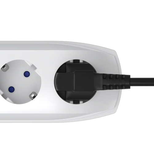 Сетевой фильтр Pilot Pro GP 6 розеток (5 евро + 1Gadget Parking) 1.8 м, автомат защиты/ Surge protector Pilot PRO GP 6 outlets (5 euro + 1 without ground) 10A / 2.2kVt, 1.8m, automatic circuit-breaker