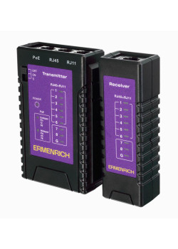 Тестер кабельный NetGeeks NP10 фиолет. Ermenrich 85300