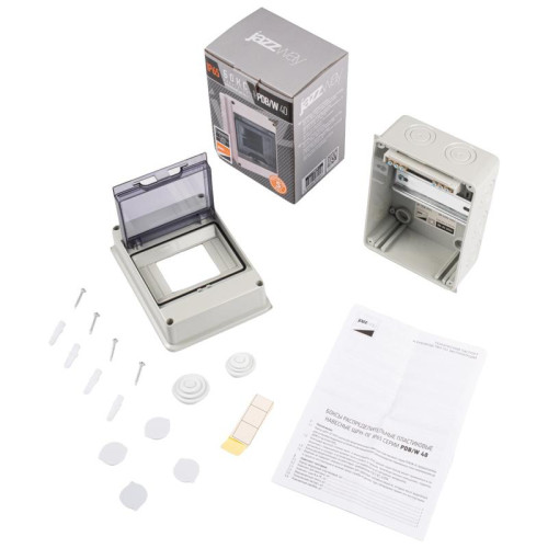 Бокс модульный накладной PDB/W 4005 GR (ЩРН-ПГ- 5) IP65 пластик. Pro JazzWay 5072053 Бокс модульный накладной PDB/W 4005 GR (ЩРН-ПГ- 5) IP65 пластик. Pro JazzWay 5072053