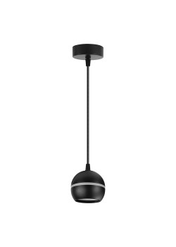 Светильник потолочный Feron HL3568 на подвесе GX53 15W 230V, черный 90*80
