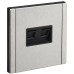 FORTE&PIANO Розетка компьютерная двойная RJ45 кат.6 FP734M металл никель IEK FORTE&PIANO Розетка компьютерная двойная RJ45 кат.6 FP734M металл никель IEK