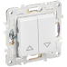 SKANDY Выключатель жалюзи 10А SK-V12W арктический белый IEK